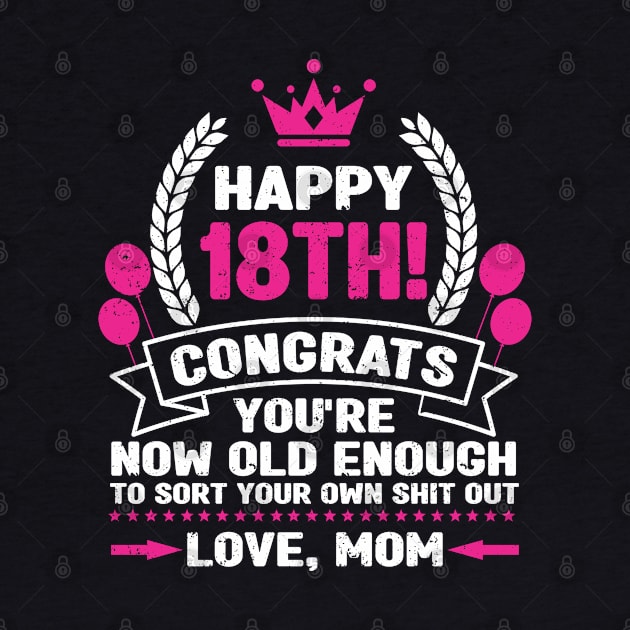 Legally Adult 18 Birthday Happy 18th Birthday by IngeniousMerch